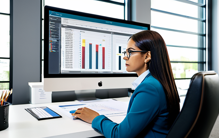**
"A professional accountant reviewing financial statements in a modern office. She is wearing modest business attire and glasses. The office is well-lit, with a computer screen displaying a Tally accounting software interface. Focus on accuracy and attention to detail. Safe for work, fully clothed, appropriate content, perfect anatomy, professional setting, family-friendly."
**