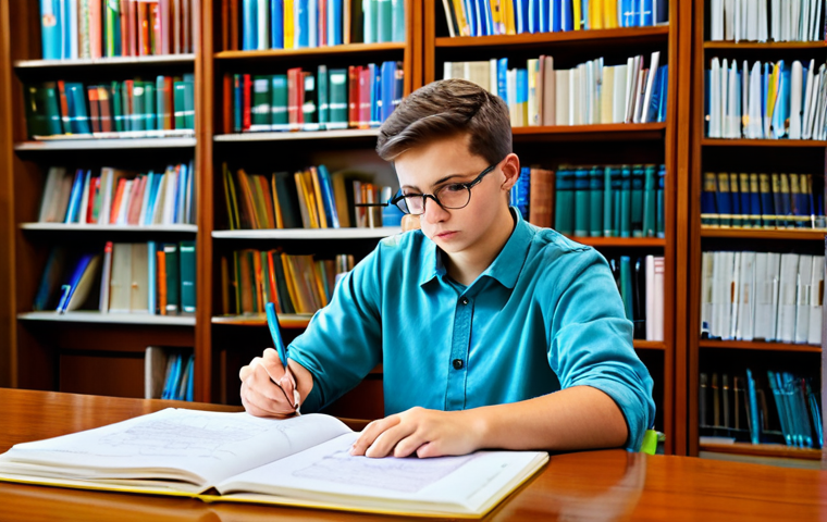 전산세무회계 독학으로 합격하기 - **

A focused student, fully clothed in casual attire, studying at a desk filled with textbooks and ...