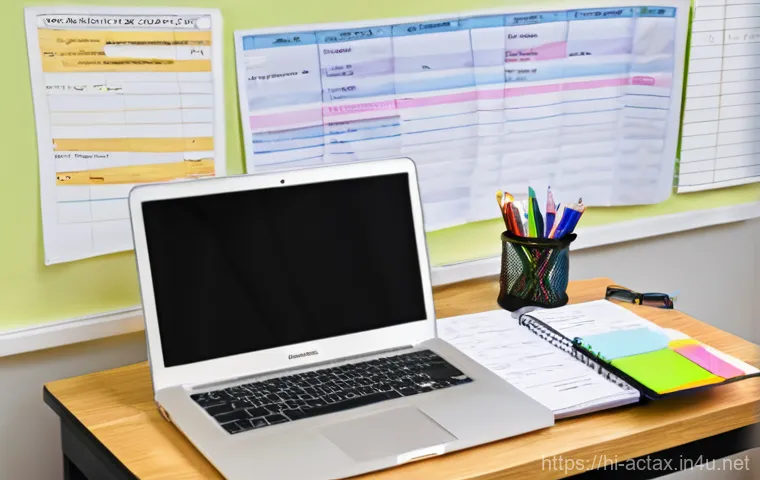전산세무회계 공부 시간 계획 세우기 - **Prompt 1: The Organized Accounting Student's Study Nook**
    "A bright, naturally lit indoor scen...